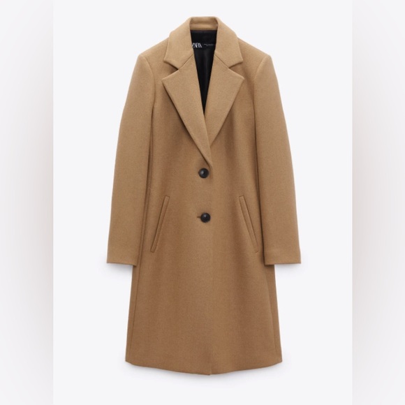 Zara Wool Blend Jacket - Picture 12 of 13